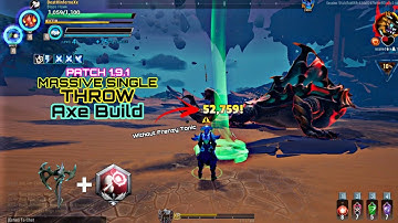 Patch 1.9.1 | Massive Damage Single Throw Axe Build | Rekt Behemoths! - Dauntless Indonesia