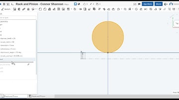 Creating  a Parametric Rack and Pinion in Onshape
