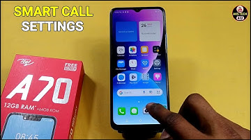 How To Enable Smart Call Setting in Itel A70 | Itel A70 में Smart Call Setting कैसे On करे