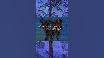 What are the Minotaurs in Carnivores Ice Age? #dinosaur #gamplay