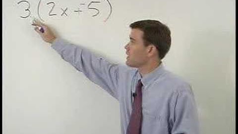 The Distributive Property - MathHelp.com - Algebra Help
