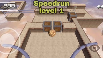 mBallance level 1 Speedrun