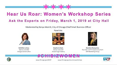 BACP Hear Us Roar: Womens Workshop Series on 3/1/19