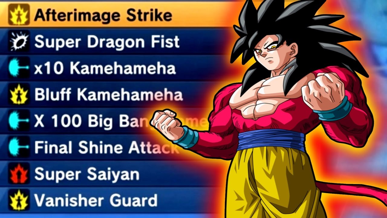 FULL SUPER SAIYAN 4 MOVESET THEME! - YouTube