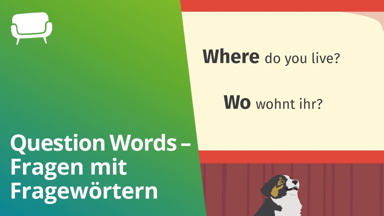 Question Words Fragen mit Fragewörtern auf Englisch! YouTube