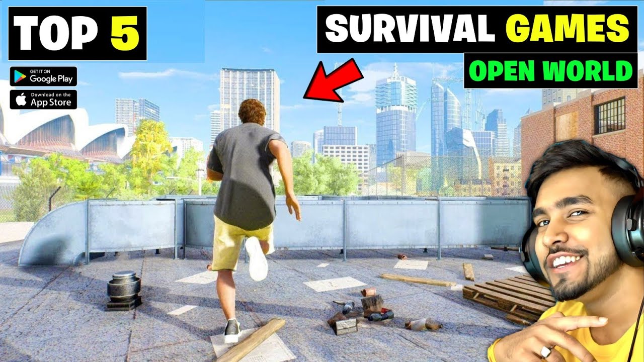 Top 5 Open World Survival Games For Android | HIGH GRAPHICS - YouTube