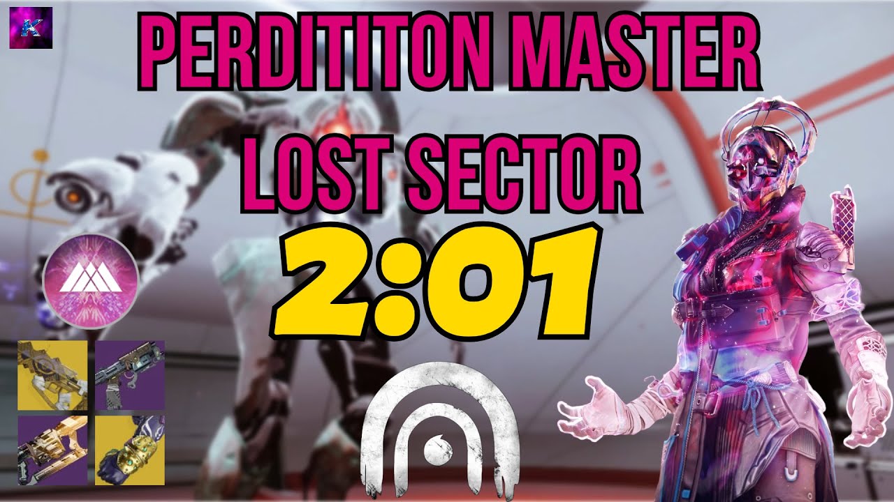 FAST Perdition Master Solo Flawless Lost Sector on Warlock - Destiny 2 Episode Echoes