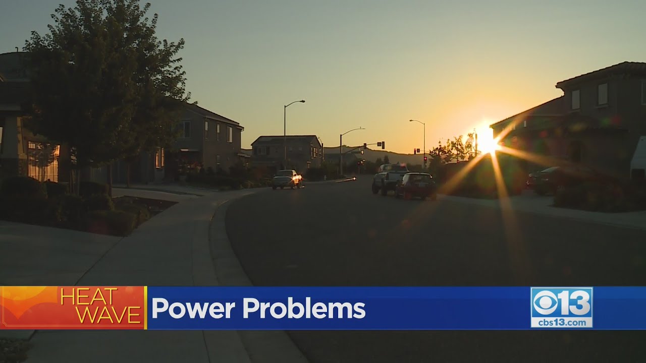 Vacaville loses power during the hottest part of the day YouTube