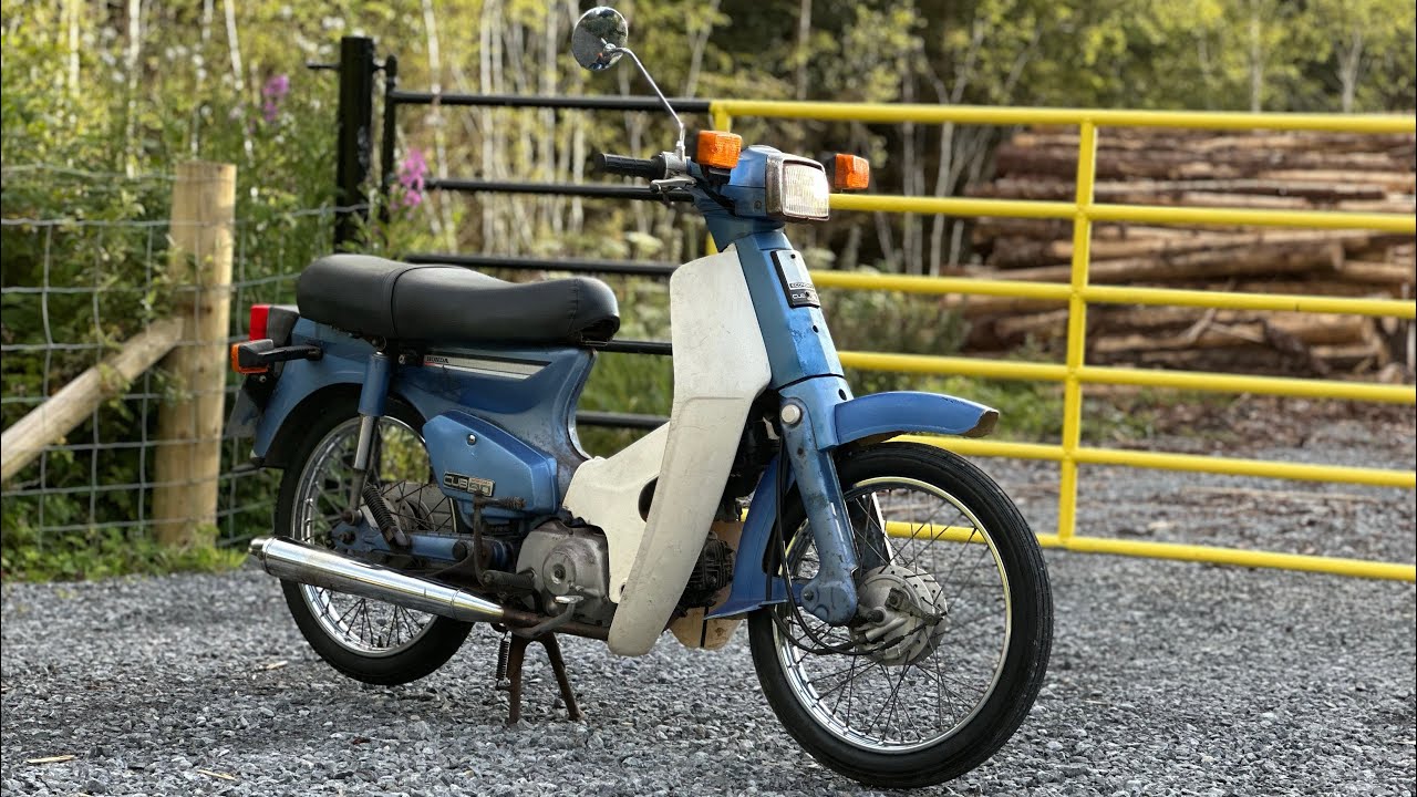 Honda cub 90 1987 - YouTube