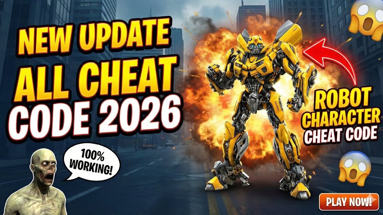 NEW UPDATE ALL CHEAT CODE 2026 in Indian Bike Driving 3D | ROBOT ...