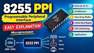 8255 Programmable Peripheral Interface (PPI) Explained in Simple English | Microprocessor
