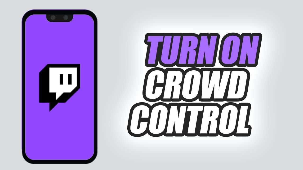 How To Turn On Crowd Control On Stream On Twitch App - YouTube