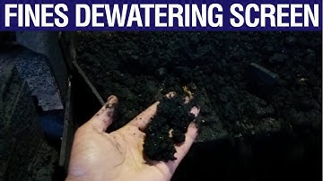 Fines Dewatering Screen | Mineral Processing