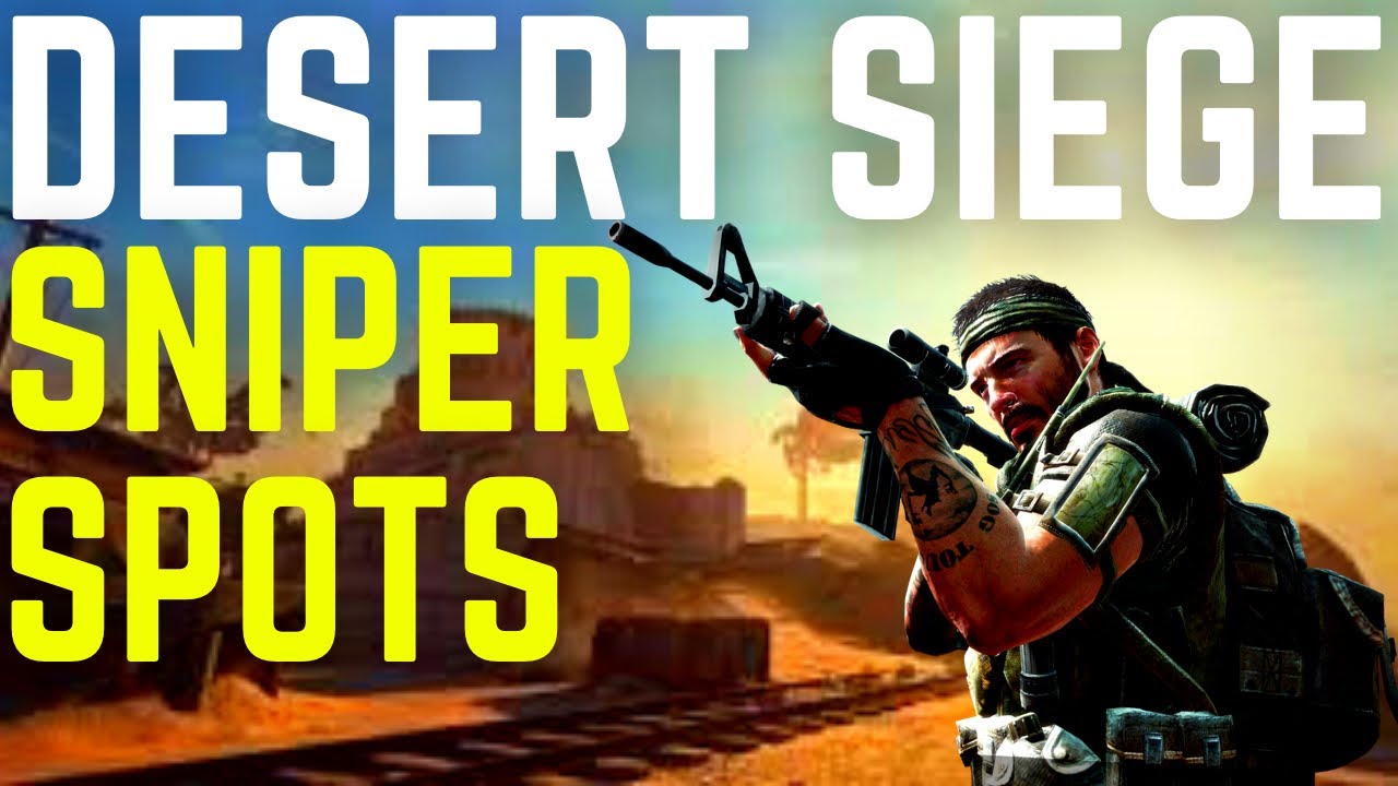 THE BEST SNIPER SPOTS ON DESERT SIEGE! (Vanguard Tips & Lines of Sight)