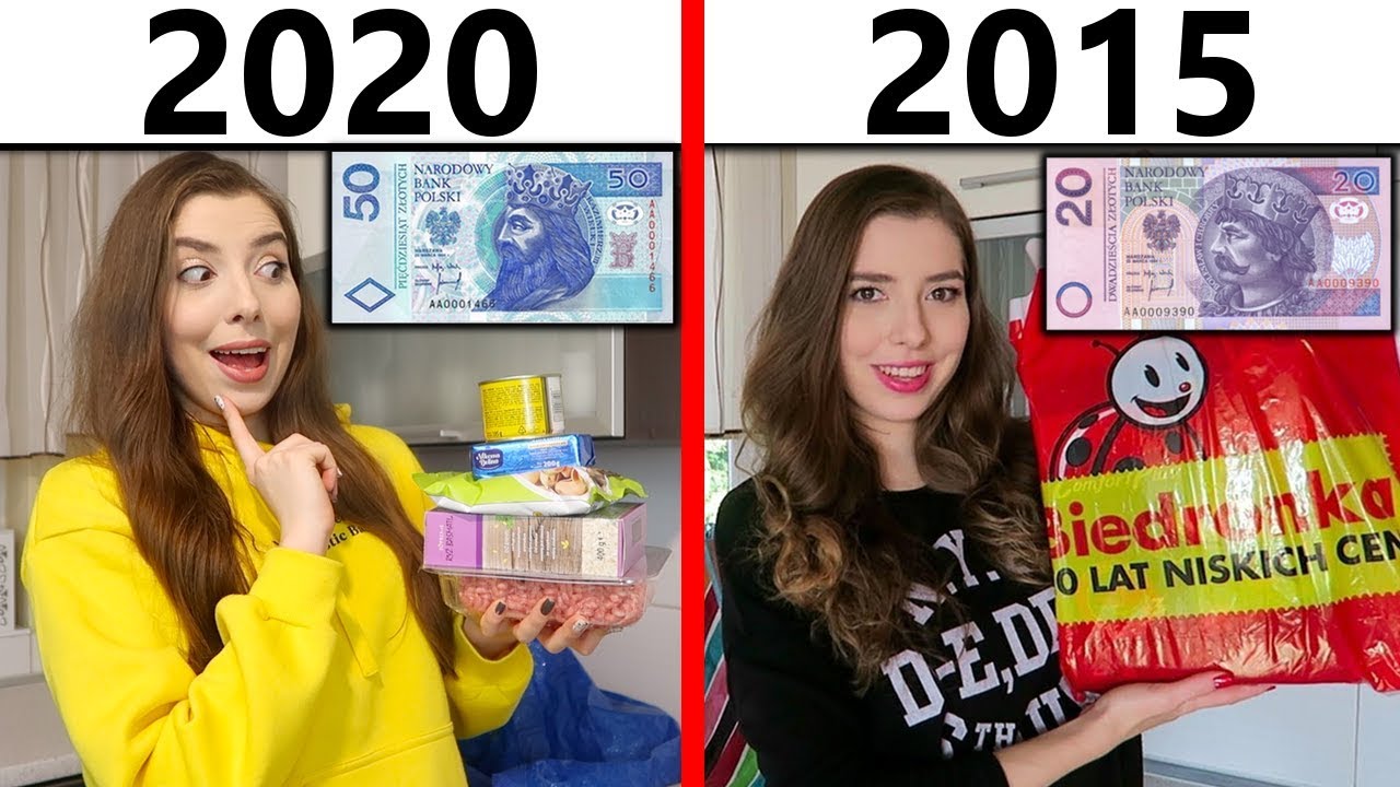 KUPIŁAM TO SAMO w Biedronce 2015 vs 2020 🤑 ILE ZAPŁACIŁAM ❓