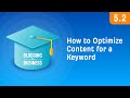 How to Optimize Your Content For Your Target Keyword [5.2]