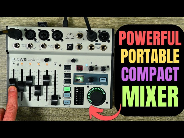 A Comprehensive Look at the Behringer Flow 8 Compact Mixer - YouTube