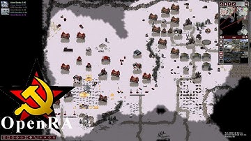 OpenRA C&C Red Alert 1 Soviet Multiplayer (4 Players vs 6 AIs)