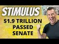 INCREDIBLE NEWS $1.9 Trillion Senate Stimulus Bill $1400-$2000 Third Stimulus Check Update Biden
