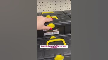 Tool box storage container from Dollar Tree 💚 #shorts #dollartree #organization #organizer #budget