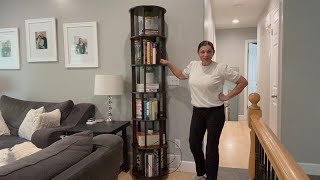 Amazon Home Must Haves / 6 Tier Rotating Bookshelf / Love how much this can hold and display!