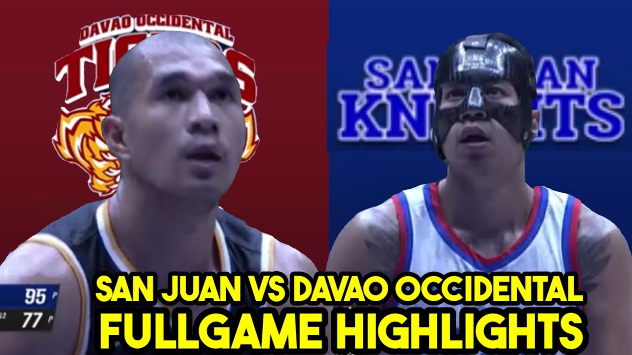FULLGAME HIGHLIGHTS | SAN JUAN KNIGHTS VS DAVAO OCCIDENTAL TIGERS | AUGUST 8 2025
