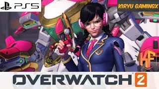 Overwatch 2 (PS5) Academy D.VA Skin Gameplay!