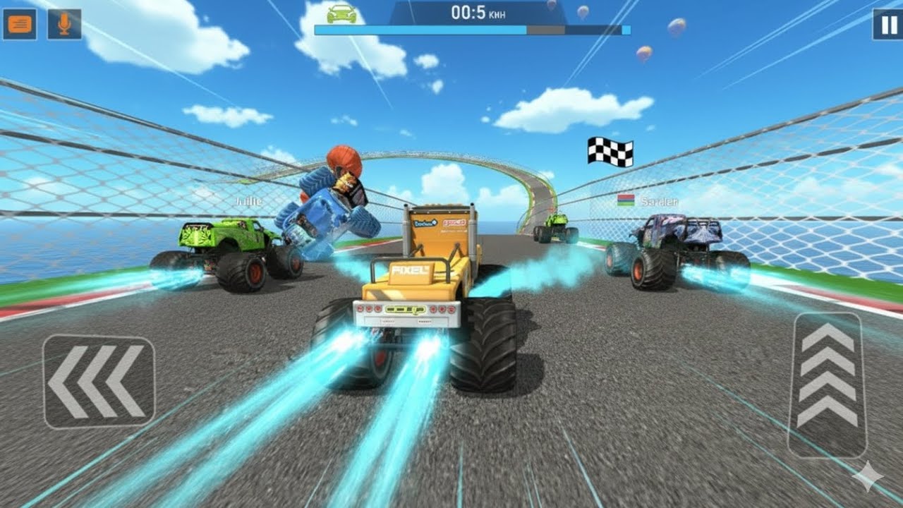 Mega Ramp Formula Car vs Monster Truck Stunts! | Grave Digger Extreme Challenge