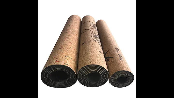 natural rubber eco friendly customized design logo printed cork yoga mat 4mm/5mm design own yoga mat