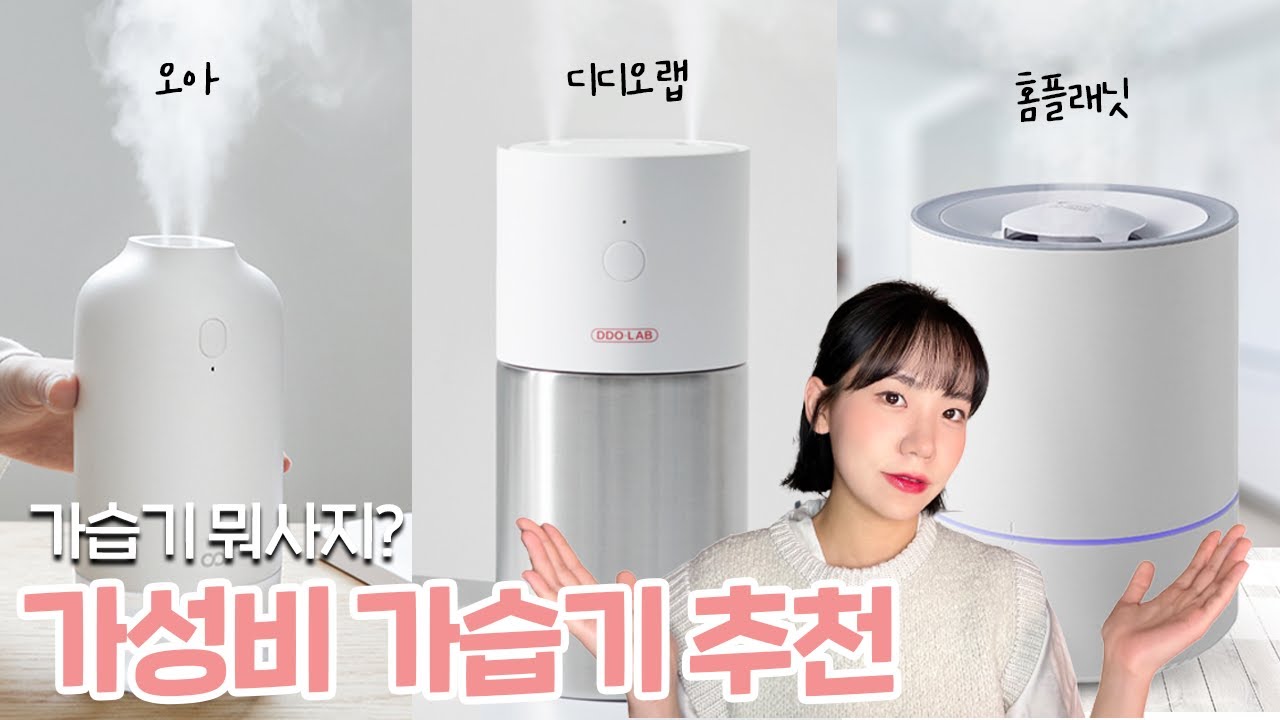 겨울철 가습기 뭐사지? 인기 가습기 3종 비교,추천ㅣ오아, 디디오랩, 홈플래닛