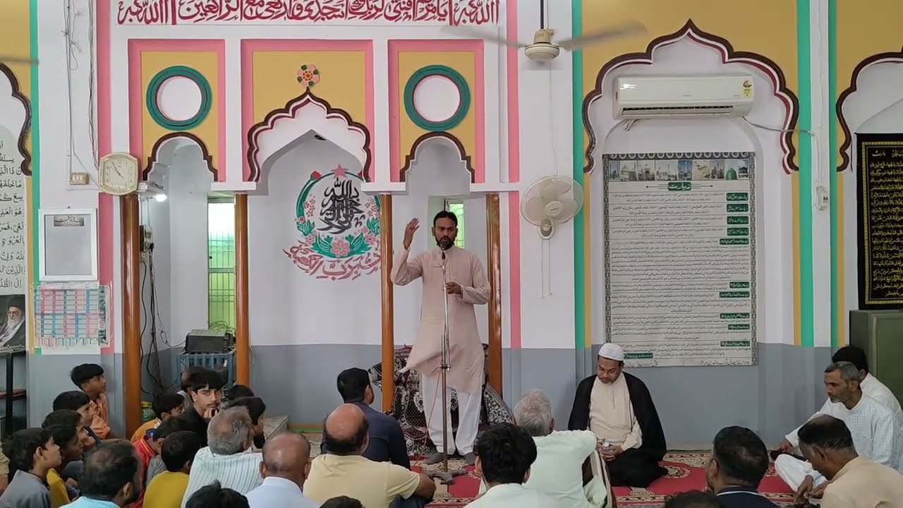 Izhaare Taziyat Shaheed Aayatullah Khamenei Sahab Taqreer Maulana Masoom Raza Sahab 