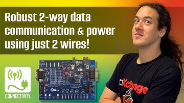 Robust 2-way data communication and power using just 2 wires? iC-Haus has the solution!