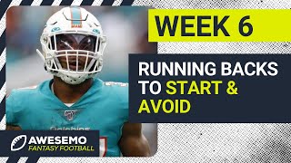 START EM SIT EM: Must Start Running Backs Week 6 Fantasy Football |  Fantasy Football 2021