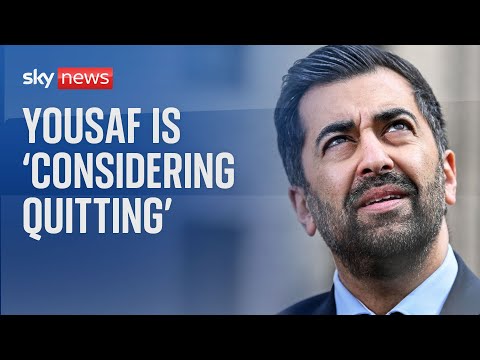 BREAKING: Scotland's First Minister Humza Yousaf 'could resign today'.