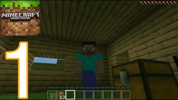 Minecraft: Pocket Edition - Gameplay Walkthrough Part 1 (Android, iOS)