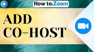 How To Add Co-Host On Zoom | Zoom Tutorial