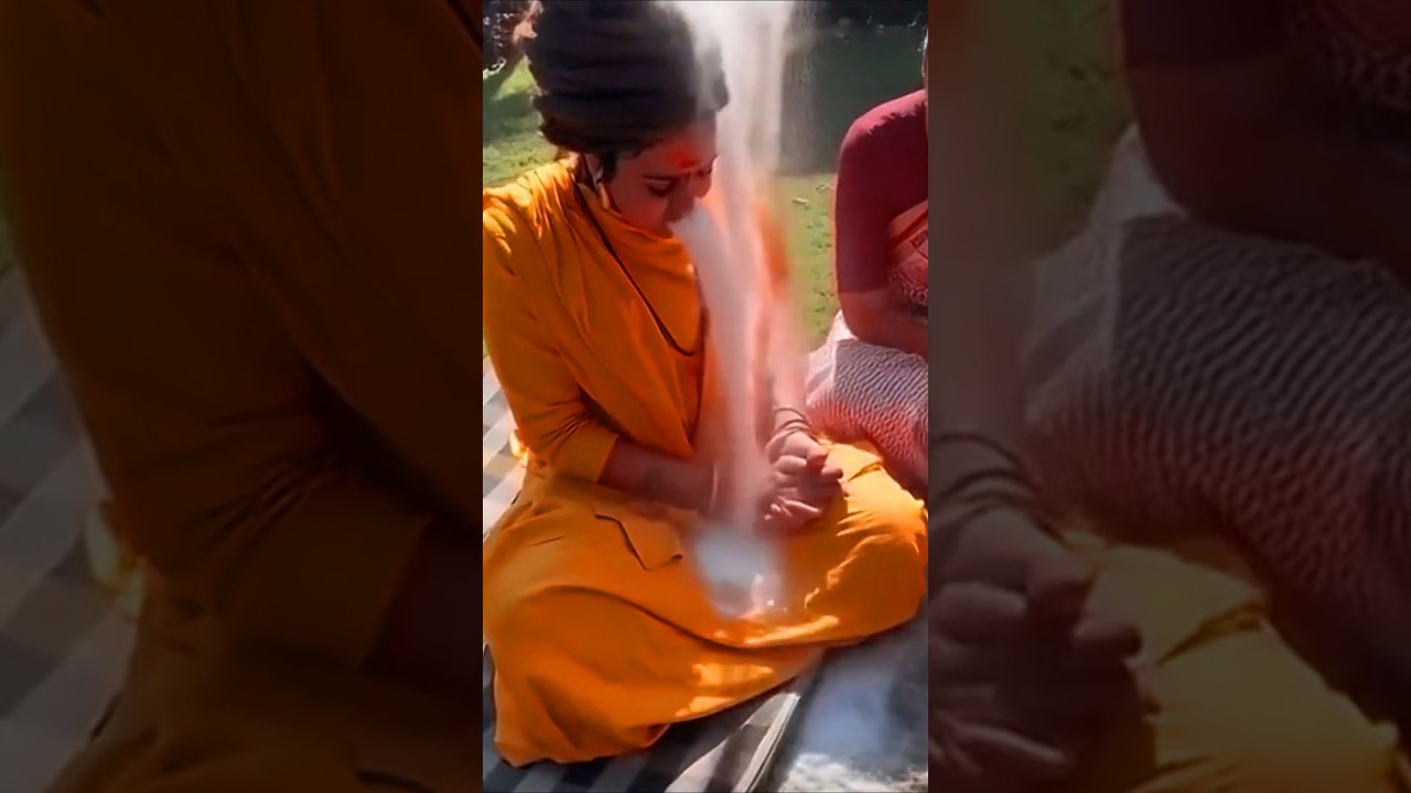 Chanchal nath ji ke sir per barish 