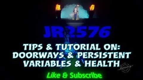 Dreams Ps4 Tips & Tutorial: Doorways & level linking, plus persistent variables & health