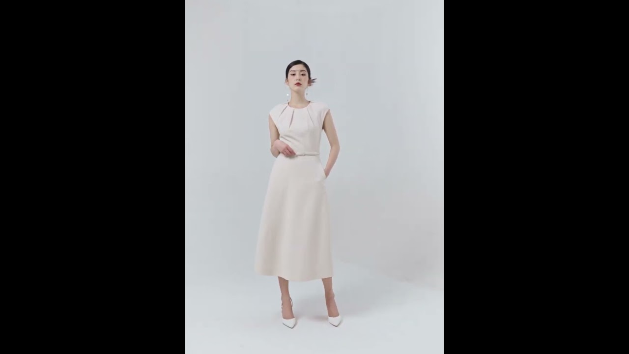 Bạch Vân Spring Summer Collection 2023 I Angus A-line Midi Dress