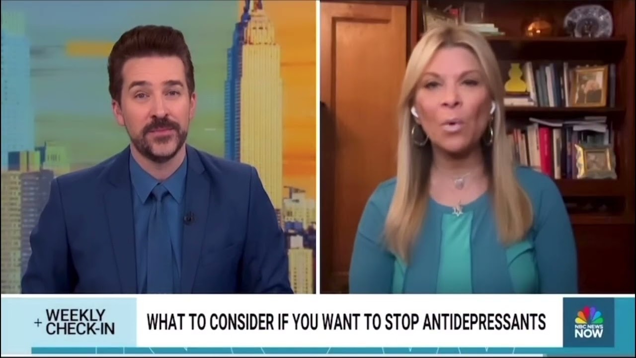 NBC News Now Weekly check-In What to consider if you want to stop antidepressants.