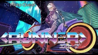 Runner - Meta Quest 2 - Anime Styled Futuristic Onrails shooter screenshot 2