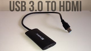 Sandberg USB 3.0 to HDMI Link Review - Connect A Second Monitor Easily