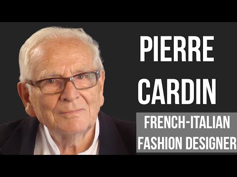Video: Biography of the great couturier Pierre Cardin