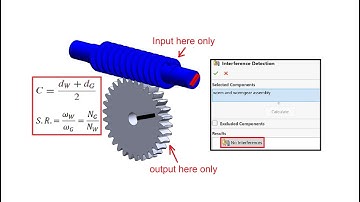 Proper Assembly and Motion Analysis of Worm and Worm Gear in SolidWorks
