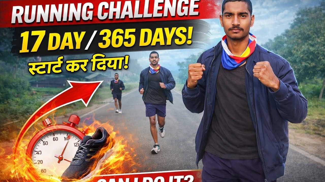running challenge 17 day/365daysAnkul raj