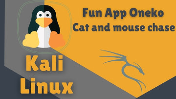 Linux: Fun App Oneko - Cat and mouse chase in Ubuntu and Kali