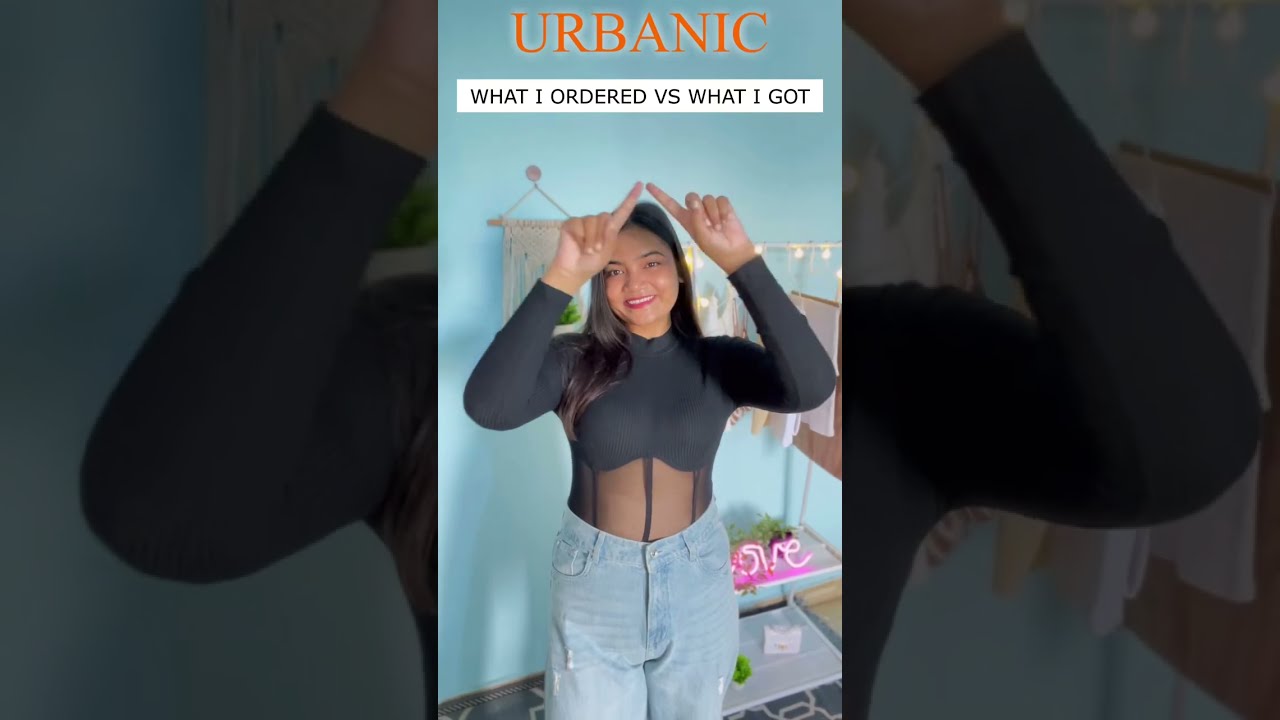 URBANIC What I OrderedVs What I Got 