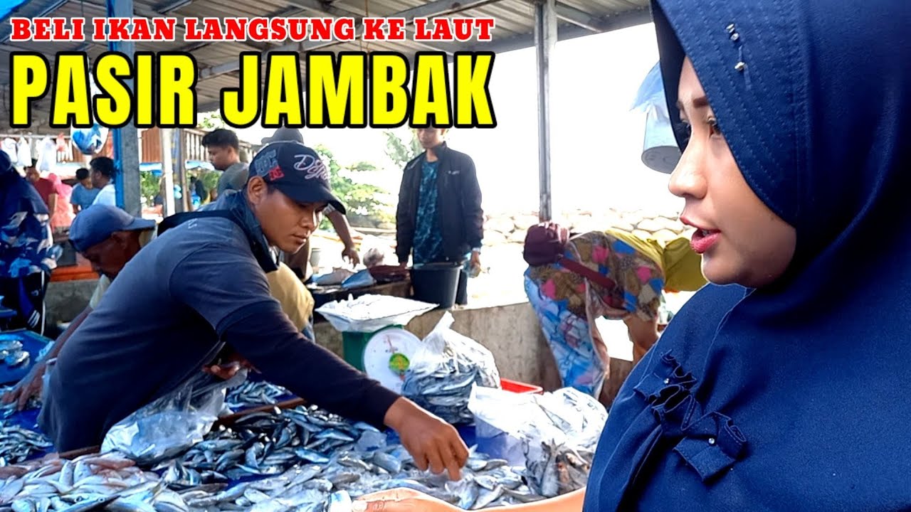 Ramai Sekali Di Sini! Beli Ikan Langsung Ke Laut, Pasar Tradisional Pasir Jambak, Kota Padang