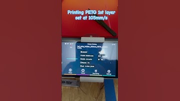 PETG 1st layer @ 105mm/s #3dprinting #voron #3dprintinglife #klipper