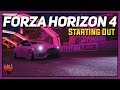 Lets play forza horizon 4  getting started wheel gameplay